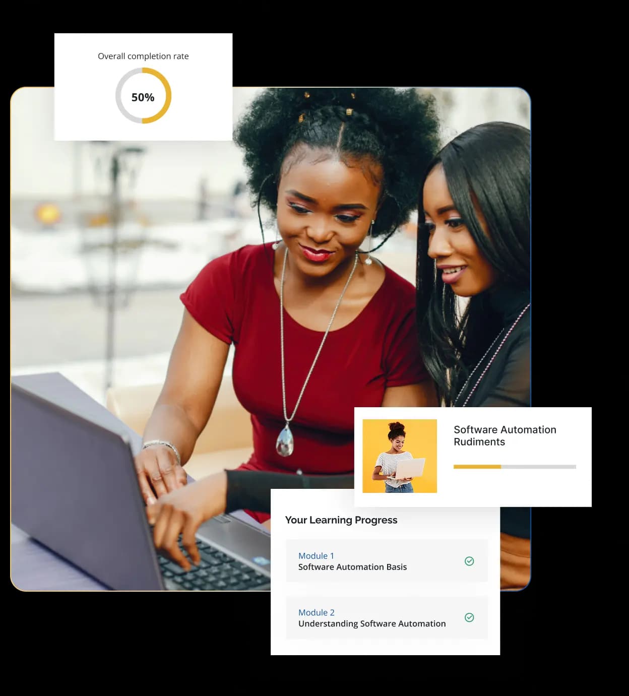 The Testify Academy learning platform in use