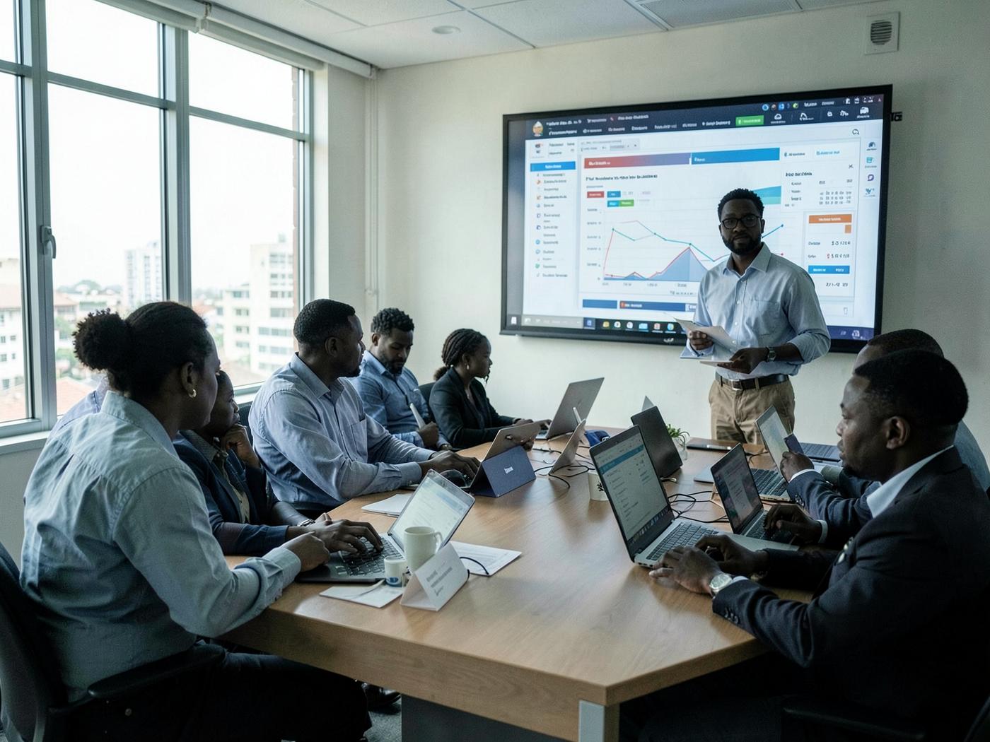 A corporate quality engineering training session in progress