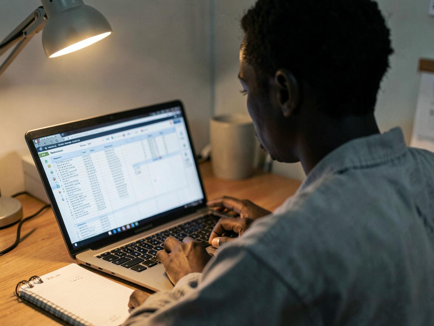 A Testify Academy student working through weekly testing assignments on a laptop