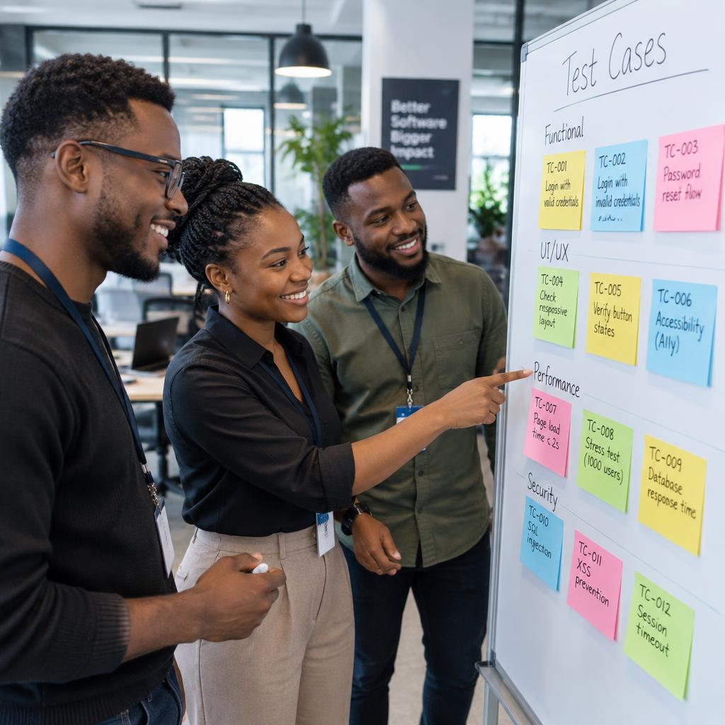 Design test cases as a team